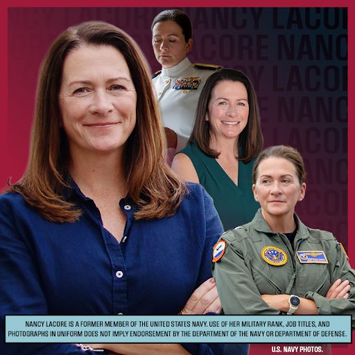 Graphic of multiple pictures of Nancy Lacore