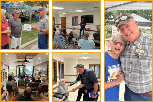Pictures of Don with Kansans at various events!