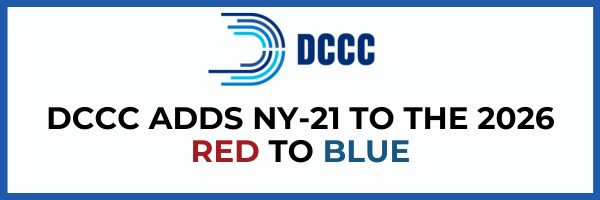 DCCC Red to blue headline